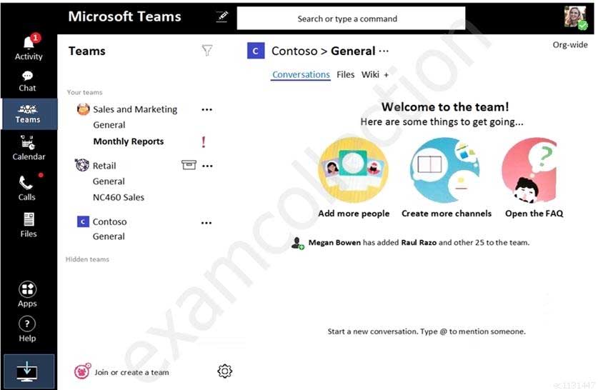 MS-700 Managing Microsoft Teams Part 07 Q07 048